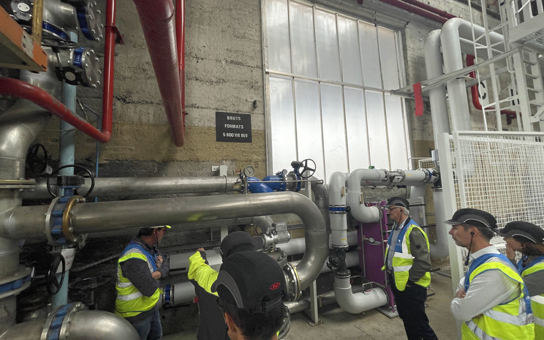 Optimisation énergétique : le groupe projet visite les installations de production d’énergie RENAULT TRUCKS, Groupe VOLVO