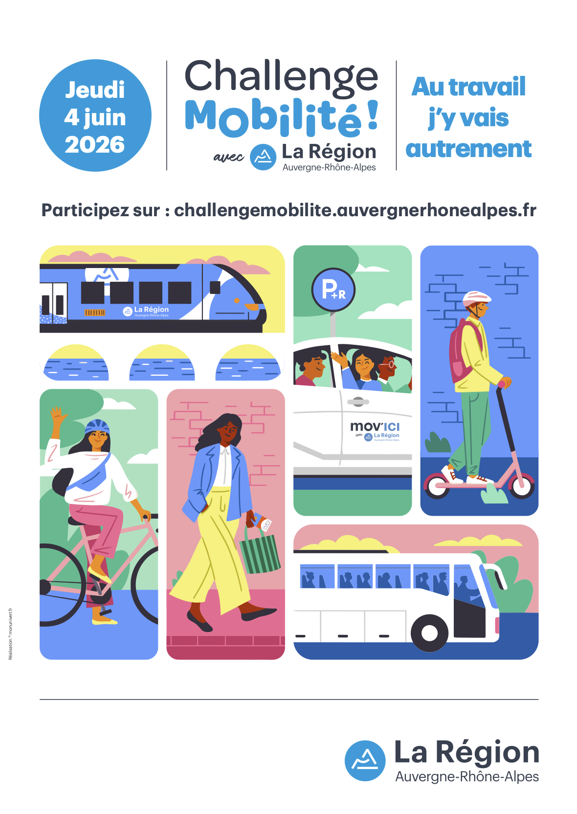 Challenge Mobilité sur Usin avec un buffet partagé