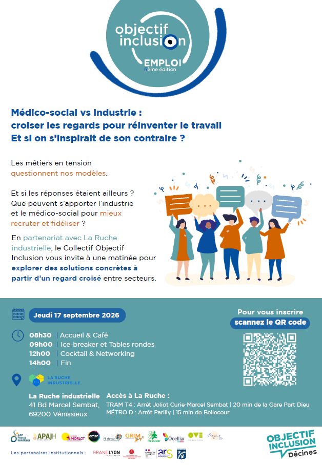 visuel objectif inclusion emploi 6ème édition