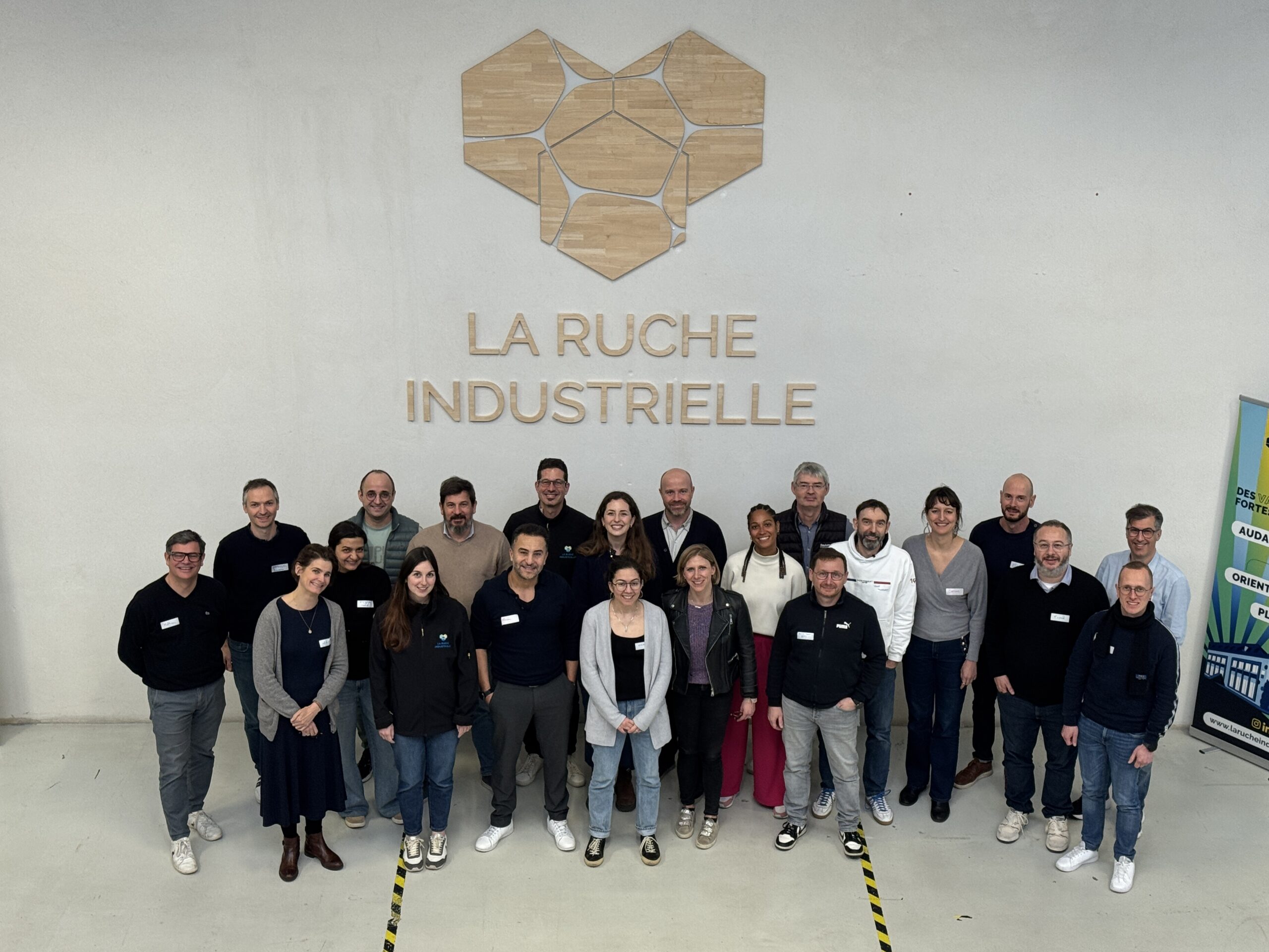 Photo groupe leader transformant